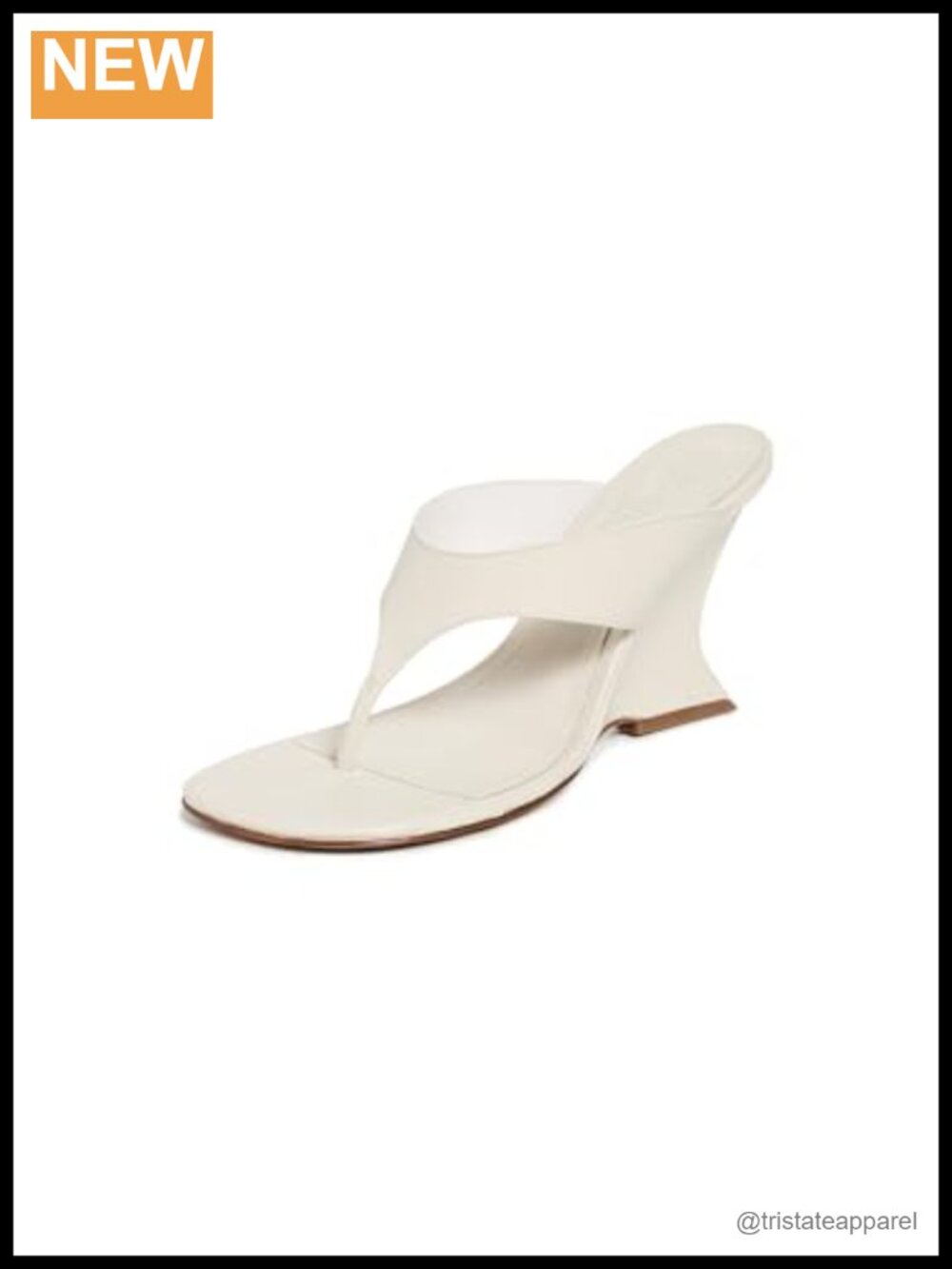 Leather Wedge Sandals, Dressy Open Toe, 3.75in Heel